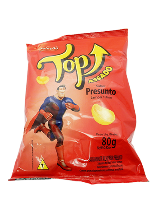 Salgadinho de Milho & Presunto 80g TOP